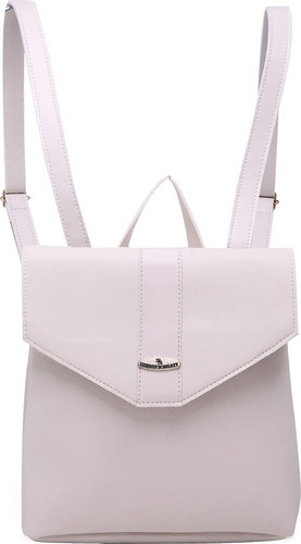  Bolsa Mochila Mochilinha, Pequena E Prática Para O Dia Dia! Cor Branco