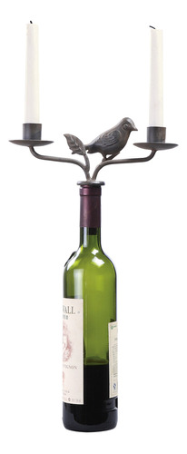 Co-op Bird Wine Tapon Do Soporte Conico Metal Oxidado