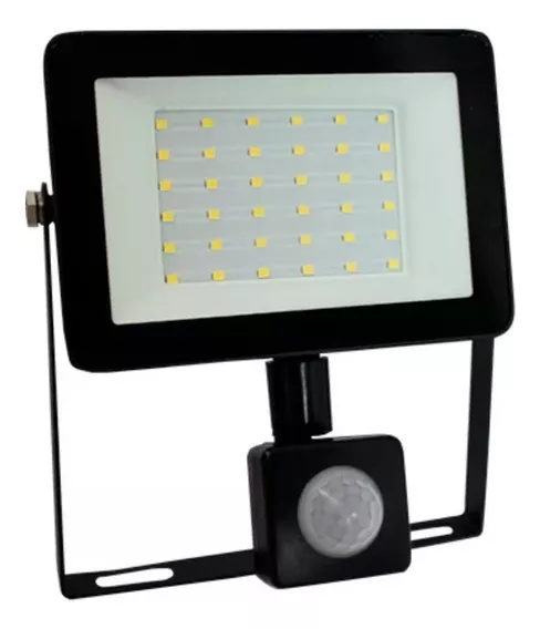 Reflector Led 30w Ip65 Con Sensor De Movimiento Luz Desing