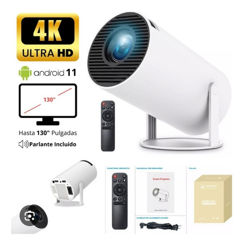 Proyector Portátil Android 11. Bluetooth/ Wifi / Hdmi