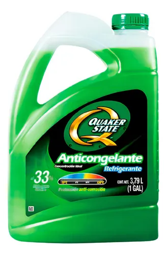 Líquido Quaker State Refrigerante Anticongelante refrigerante verde 5L