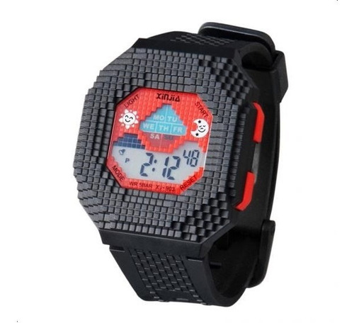 Reloj Xinjia Infantil Minecraf  Mod 903, 5bar