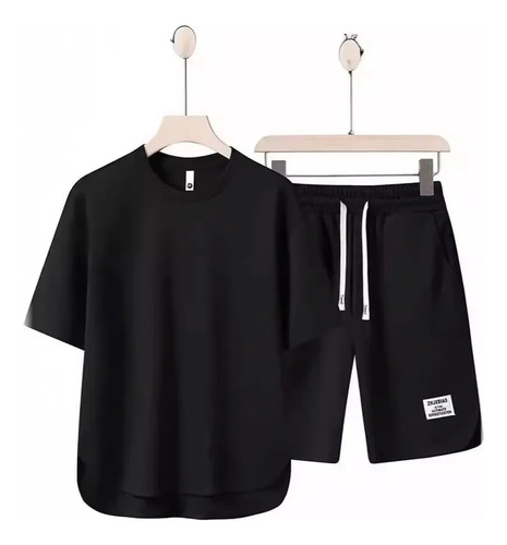 Conjunto Casual De Camiseta Y Pantalones Cortos De Algodón P