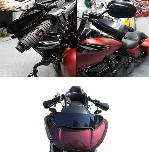 Protetor Viento Para Guardamanos Motocicleta Para Harley