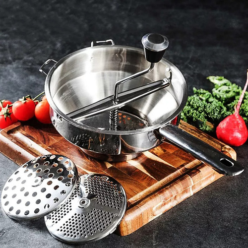 Passador Manual Legumes Inox Molhos Purês 20cm Ghidini