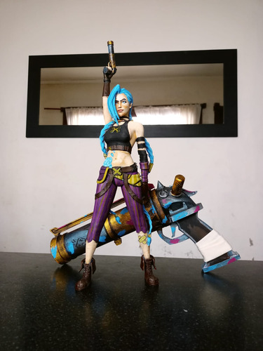 Figura Jinx 40cm - 3d (mak3d)