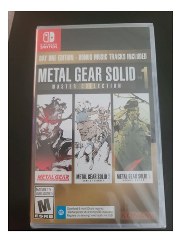 Metal Gear Solid Master Collection Vol 1 Day One Switch