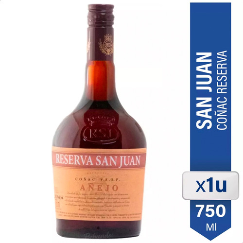 Coñac Reserva San Juan 750ml Cognac Añejo