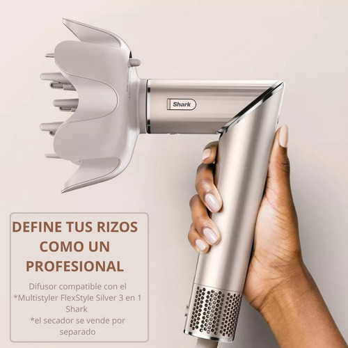 Difusor Para Rizos Secador Multisyler Flexstyle 3en1 Shark