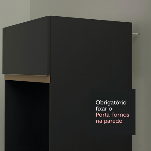 Mueble de cocina de esquina completo Madesa Reims 332001, color negro