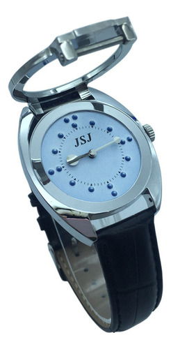 Reloj Braille Táctil For Invidentes Esfera Azul