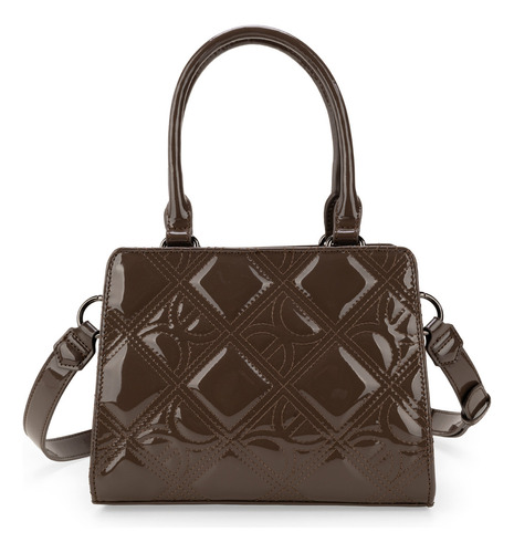 Bolsa Satchel Cloe Irikani Mediano Color Marrón