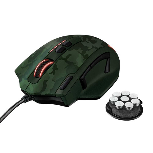 Mouse Gamer Moba Gxt 155 C Caldor Green Camouflage Rgb