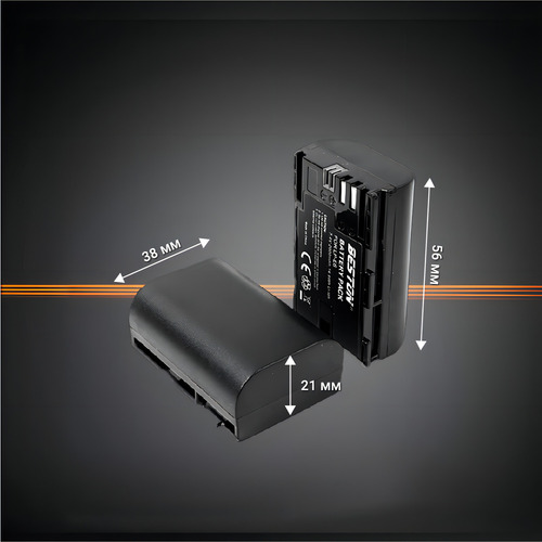Bateria Lp E6 Para Canon Recargable Alta Duracion Compatible Con Eos 5d / Eos 6d / Eos 7d / Mark Ii / Mark Iii / Mark Iv / Eos R / Eos Ra