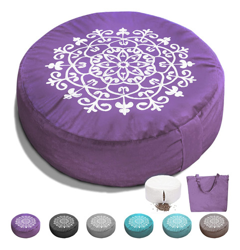 Cojin Meditacion Hermosa Bolsa Terciopelo  Almohada Comoda