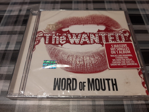 The Wanted - Word Of Mouth - Cd Nuevo Cerrado Impecable 