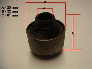 Buje De Parrilla Inferior (gde) Toyota Corolla Brasil 98-00