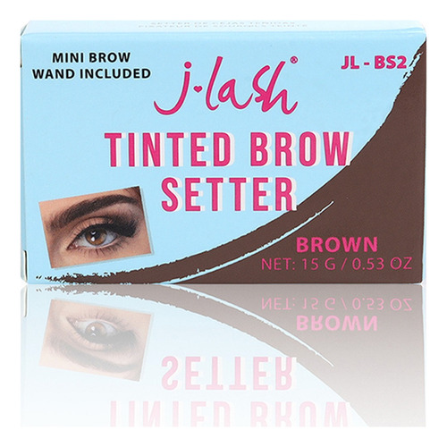 Fijador Cejas Entintado Incluye Brocha Setter Brow Jlash® Color Brown