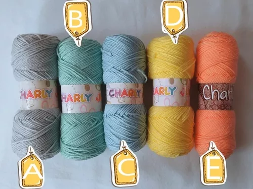 Estambre Charly Junior, Estambres para tejer a Crochet 