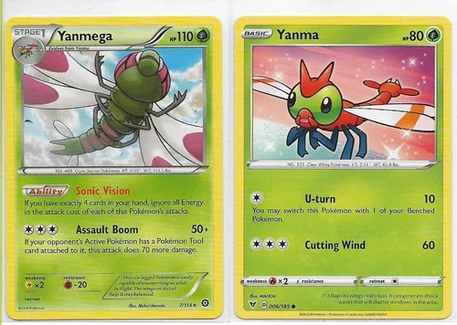 Yanmega - Pokémon Planta Raro - 4/119 - Pokemon Card Game