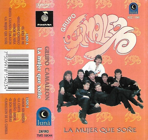 Grupo Camaleon Album La Mujer Que Soñe Sello Fonovisa Casete