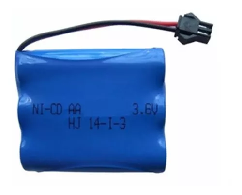 Bateria Ni-cd Aa 500mah 3.6v P/ Carrinhos De Controle Remoto