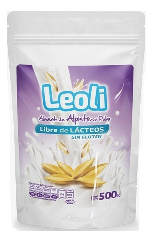 Leche Alpiste Polvo Leoli Libre Lacteos Sin Gluten 500 Grs