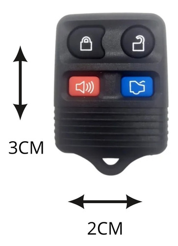 Imagen 6 de 6 de Carcasa Control De Alarma Ford Fiesta Del 2004 Al 2013