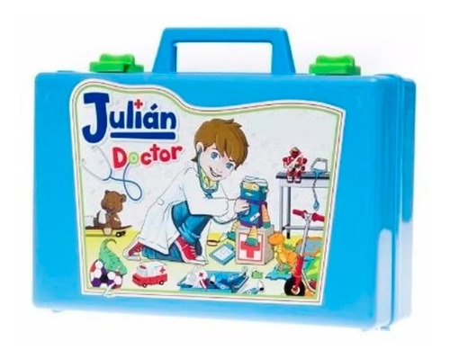 Imagen 1 de 2 de Valija De Juguete Julian Doctor Set Juego Doctor Médico