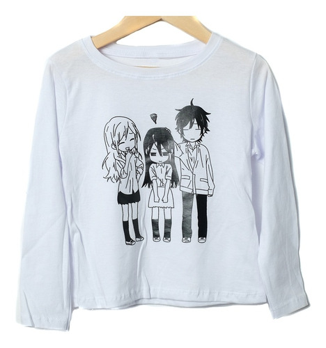 Camiseta Animé Niña Nena Manga Larga Algodón Invierno