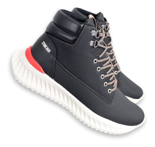 Imagen 2 de 10 de Zapatilla Botita Urbana Hombre Stork Man Romar Moda Casual