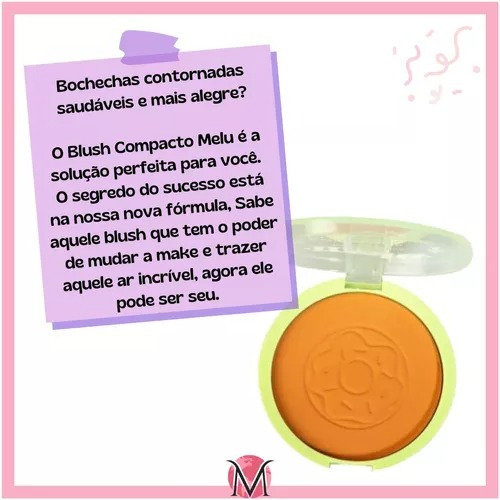 Blush Compacto Pumpkin Melu By Ruby Rose