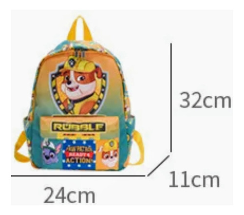 Mochila Preescolar Ligera Paw Patrol