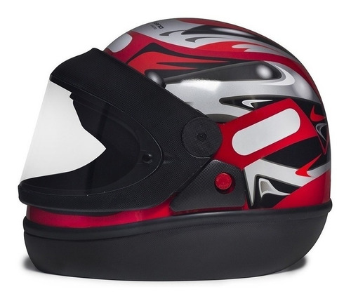 Imagem 2 de 4 de Capacete para moto integral San Marino Grafic vermelho tamanho 60