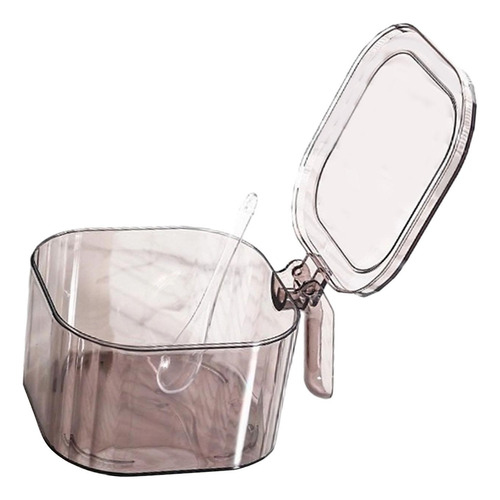 2 Caja De Condimentos, Bote De Café, Lata , Estuche De Gris