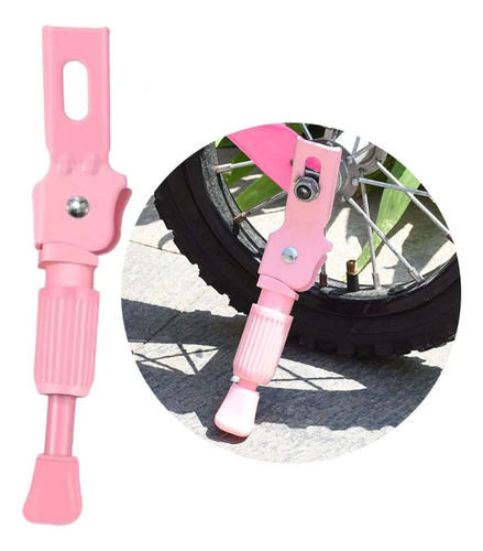 2 Soporte De Bicicleta Infantil, Base De Rosa 12 Pulgadas