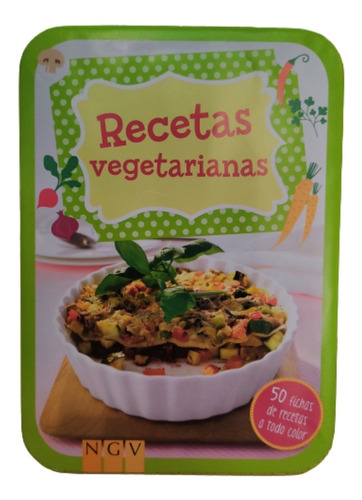 Recetario Recetas Vegetarianas 50 Fichas De Recetas En Lata