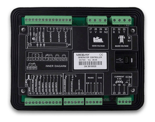 Dc72d Mebay Controlador Planta Eléctrica Reemplazar Smartgen