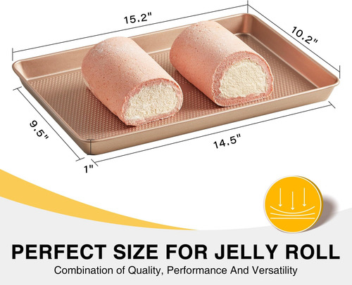 Bandeja De Rollo De Gelatina 15x10: Hojas De Galletas Comerc