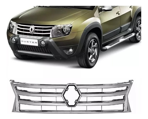 Parrilla P/ Renault Duster 2010 2011 A 2015 Exterior Cromada