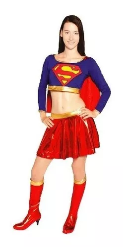 Regreso álbum de recortes Consulado Disfraz Super Chica Mujer Cc080 Halloween Mujer De Acero | Envío gratis