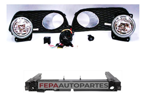 Kit Faros Auxiliares Antinieblas Fiat Siena Ii 04 / 10 1.8