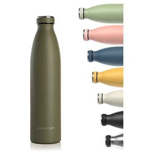 Lars Nysøm Botella De Agua Aislada De Acero Inoxidable 34oz
