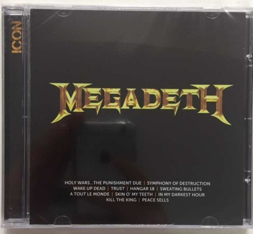 Megadeth - Série Icon Cd Novo Lacrado Original Ótimo Preço