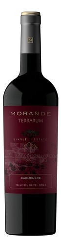 Morandé Terrarum Single Estate vinho chileno carmenere 2018 750 mL