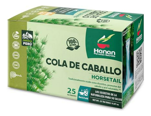 Té De Cola De Caballo Hanan | 100% Natural | 25 Bolsitas | A