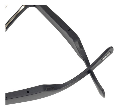 Lentes De Sol Bluetooth Manos Libres Audífonos Inalámbricos Lente Negro Varilla Negro Armazón Negro Diseño Negro