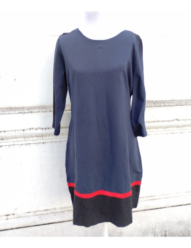 Vestido Azul Y Negro Tommy