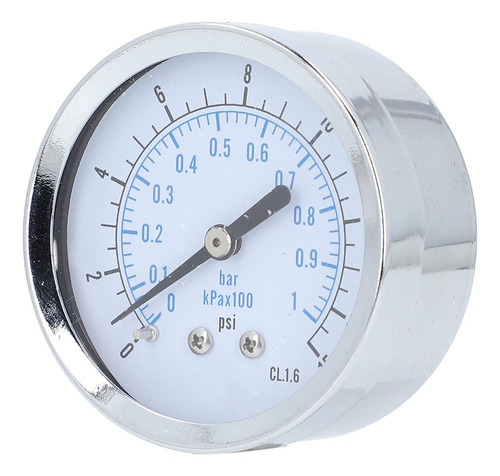 Medidor De Pressão, Medidor Axial, Escala Dupla, 0 A 1 Bar/k