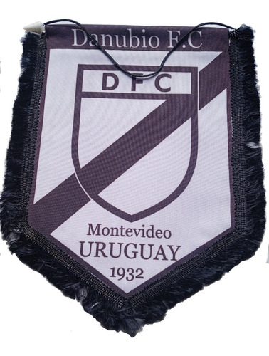 Banderin De Futbol De Danubio. Con Flecos